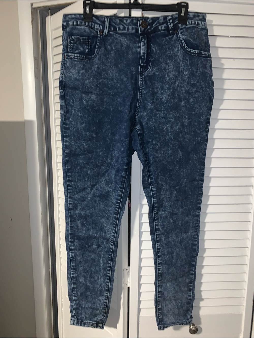 Simply Be Plus Size Women’s Acid Wash Skinny Jeans